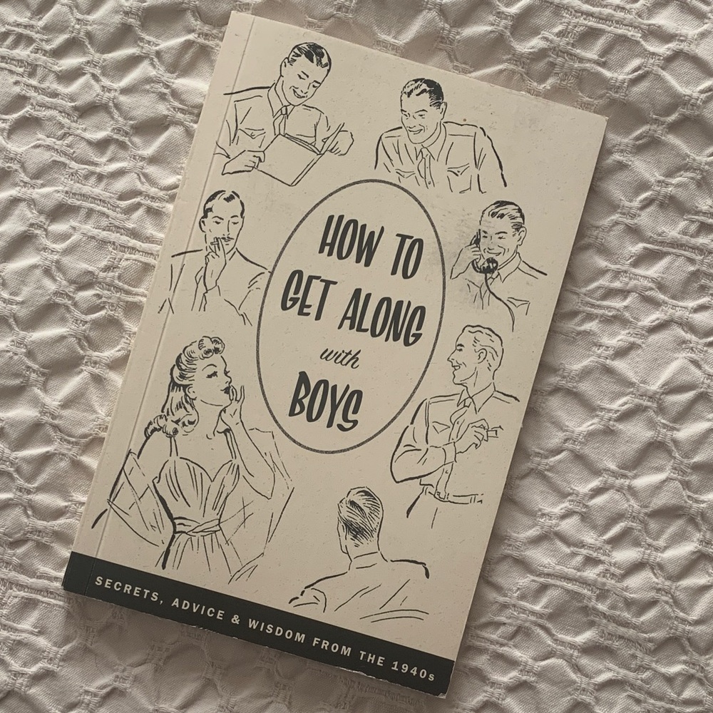 Vintage Style Book 'How to Get Along with Boys'